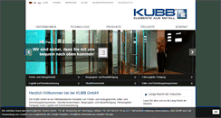 Desktop Screenshot of kubb.de