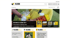 Desktop Screenshot of kubb.cz