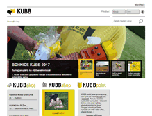 Tablet Screenshot of kubb.cz